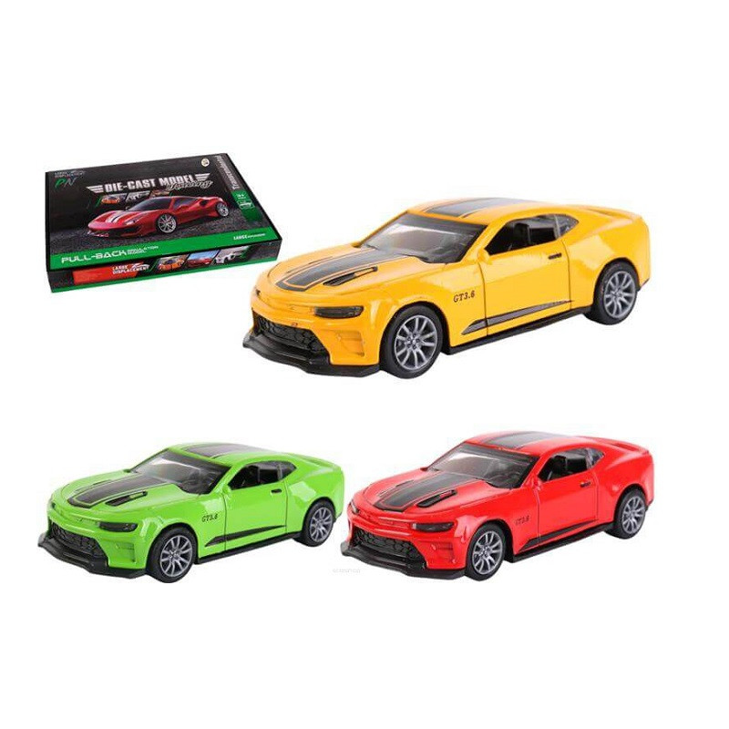 Samochód metalowy 1:36 napęd sport No.4 09732