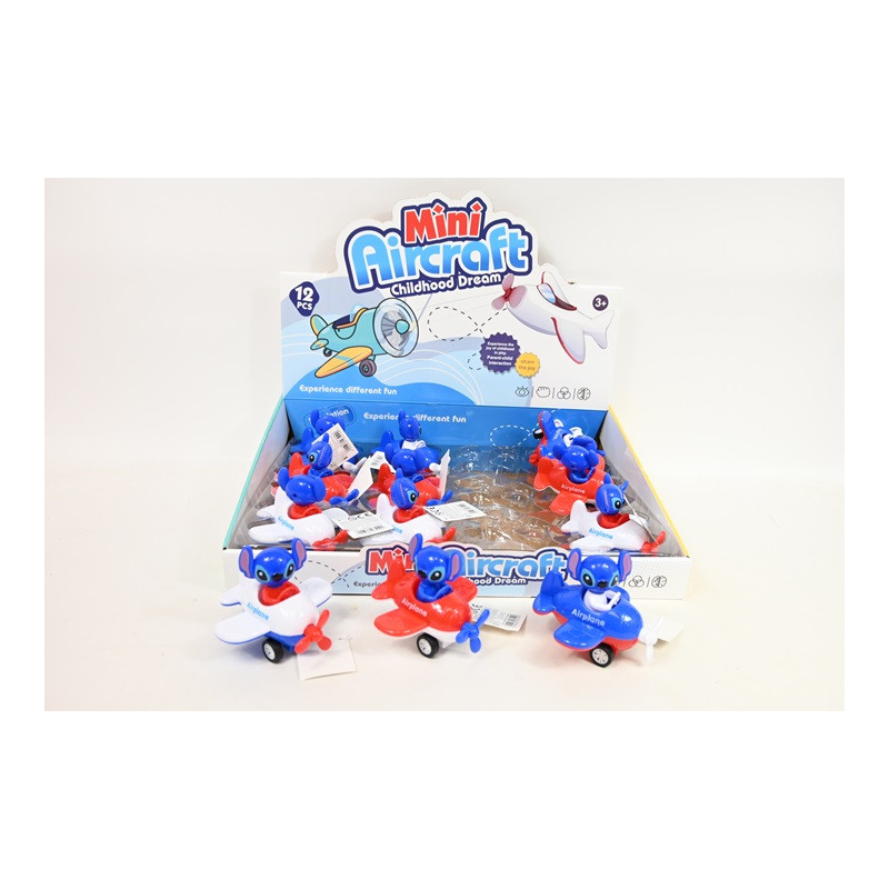 Samolot zwierzątko 10cm 3kol BSAM5199 75199