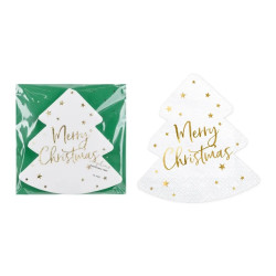 Serwetki Choinka-Merry Christmas 16x16,5 A20 14197