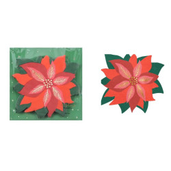 Serwetki Gwiazda betlejem.mix 14,5x15,5 A20 82943