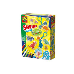 SES Folia termokurczliwa breloki dinozaury 14294