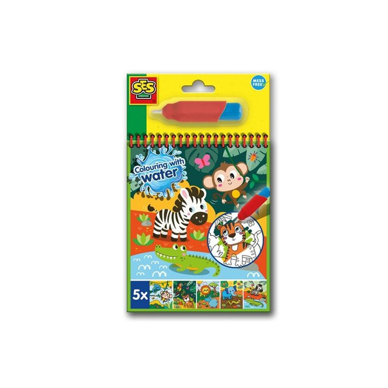 SES Kolorowanka wodna z pędzelkiem 00131 01315