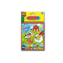 SES Kolorowanka wodna z pędzelkiem 00132 01322