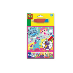 SES Kolorowanka wodna z pędzelkiem 00133  01339