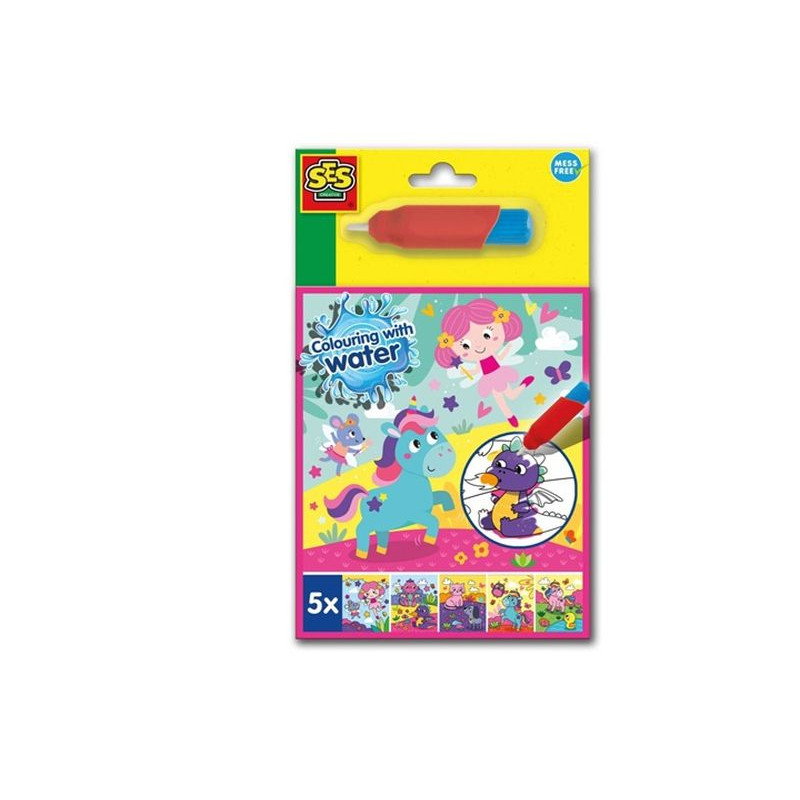 SES Kolorowanka wodna z pędzelkiem 00133  01339