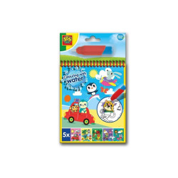 SES Kolorowanka wodna z pędzelkiem 02341 23416