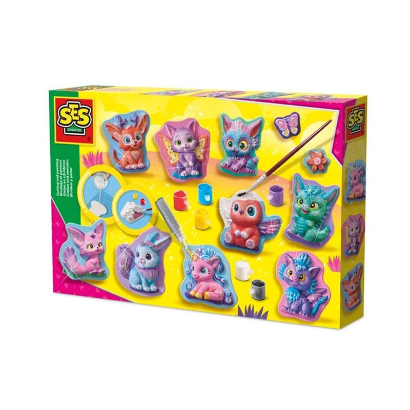 SES Odlewy gipsowe+farby zab.figurki 01342 13424