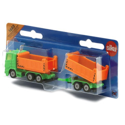 SIKU ORANGE Ciężarówka z przyczepą 1685