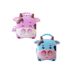 Skarbonka metalowa krowa 2kol A-1979 20016