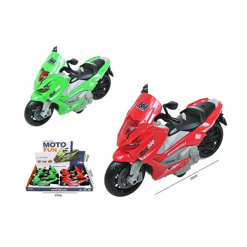 Skuter 22cm św/dźw 2kol H13774 49282