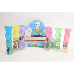 Slime brokatowy z motylkiem 6szt/disp TG78393