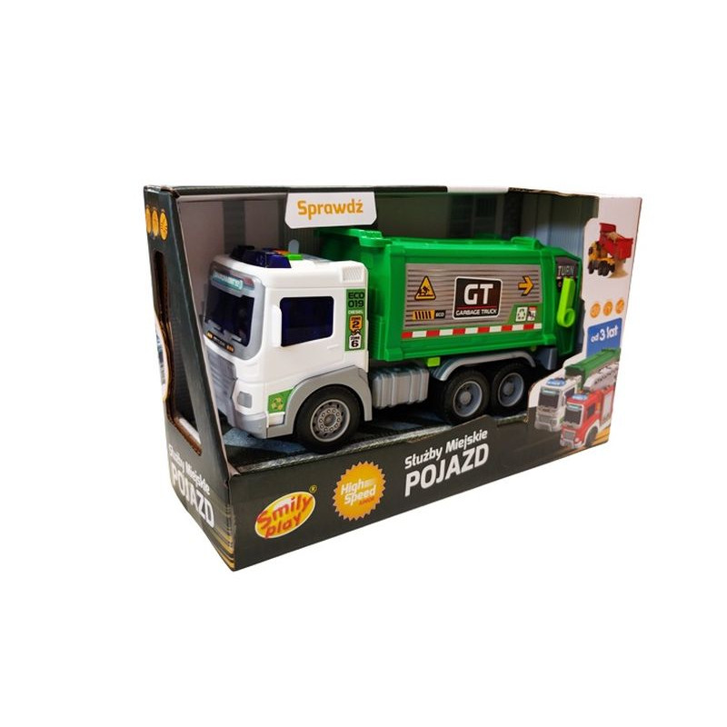 Służby miejskie śmieciarka SmilyPlay SP85162 51620