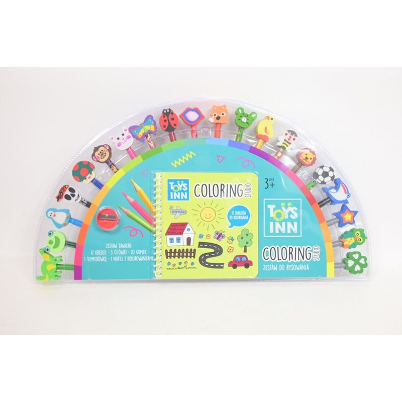 STNUX Kredki z gumkami 20szt STN8844 98844