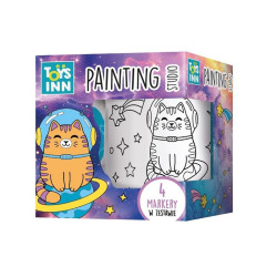 STNUX Kubek Kot w kosmosie 4markery STN9384 99384