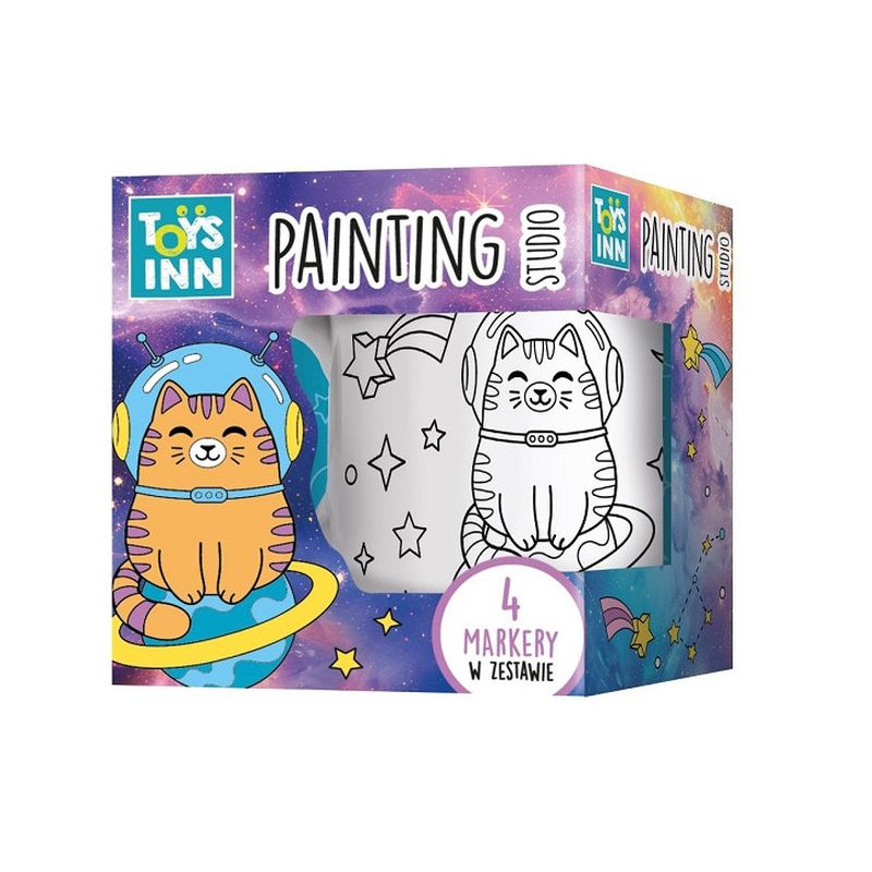 STNUX Kubek Kot w kosmosie 4markery STN9384 99384