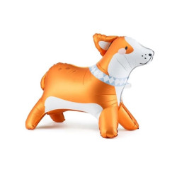 Stojący balon fol.Corgi 88x70cm mix 64690