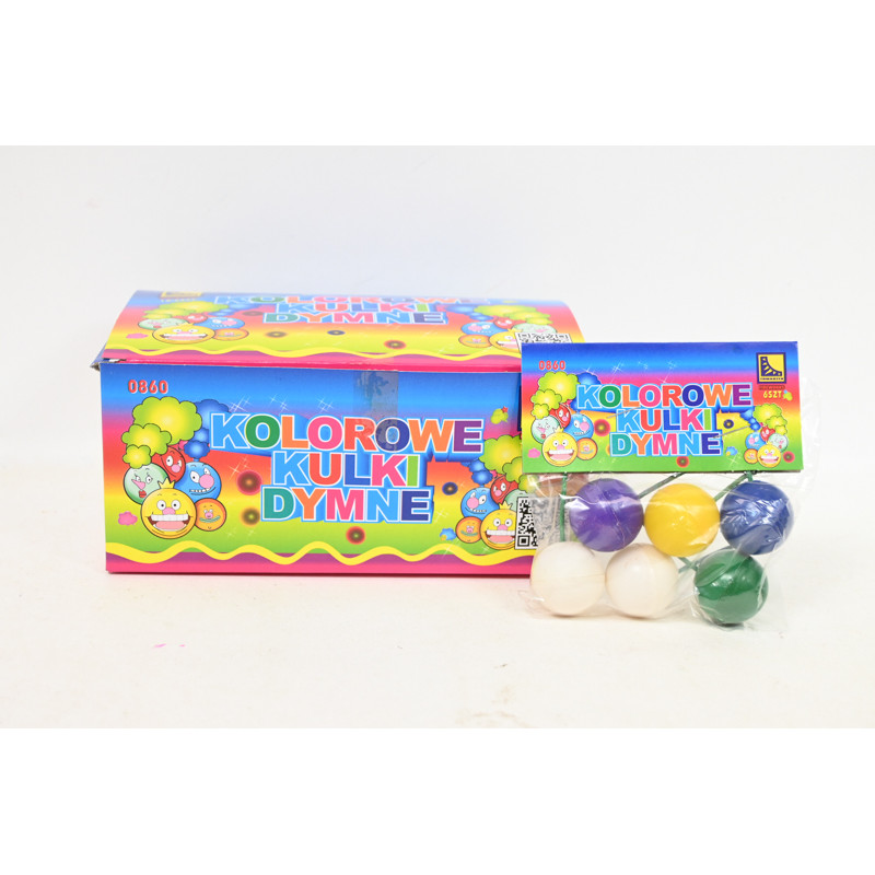 Strzelające kulki dymne 12szt/opak 0860 00223