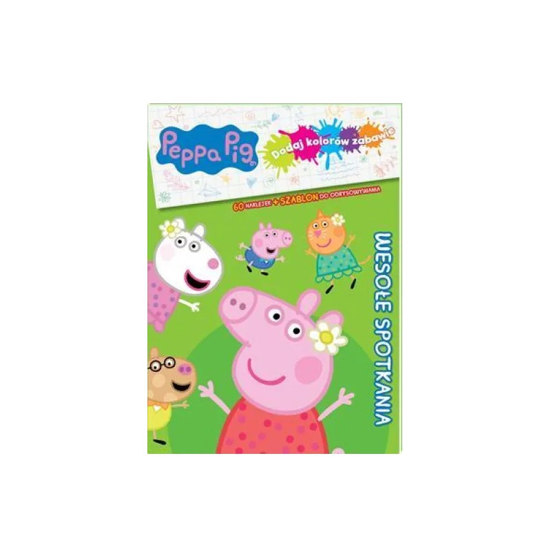 Świnka Peppa Dodaj kol.zab. Kolorowe przyg.00387