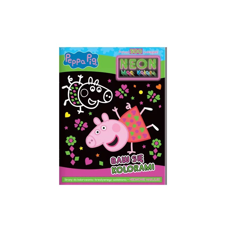 Świnka Peppa NeonMoc koloru Baw się kolorami 28740