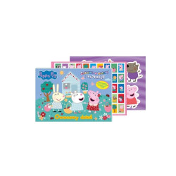 Świnka Peppa Zab.w kol.i kształty Owoc.dzień 29778