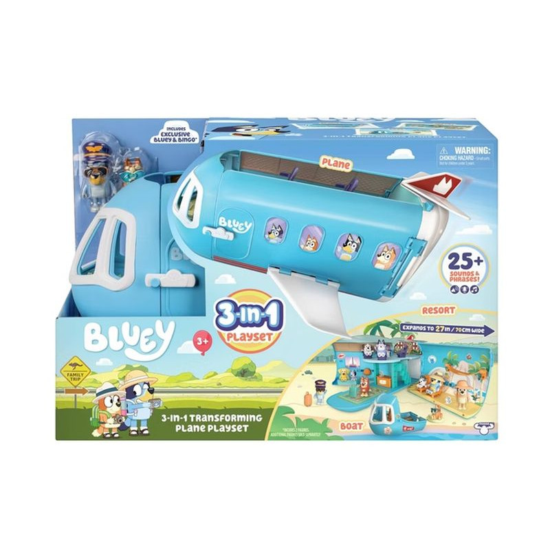 TMT BLUey zest Samolot 3w1+ 2fig BLU17670 76702