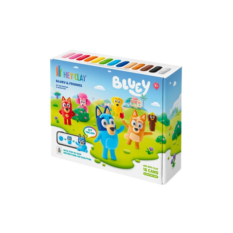 TMT HeyClay zest BLUey+akcesoria 15pak 45568