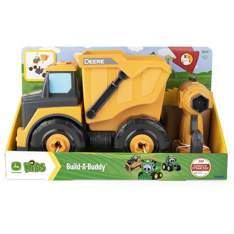 TOMY John Deere zbuduj wywrotka+wiertarka 47508