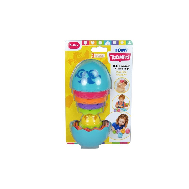 TOMY TOOMIES jajko Matrioszka niebieskie E73080