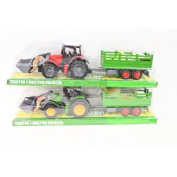 Traktor z ładowaczem+zwierząta G214881 84242