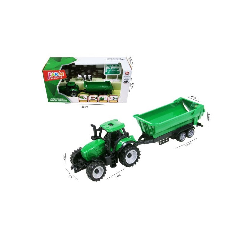 Traktor z przyczepą i akcesoriami H13977 51766