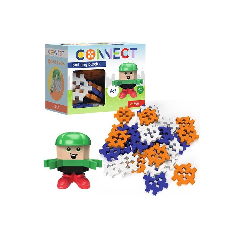 TREFL Klocki Connect Pocket 35Boy ADI 61981