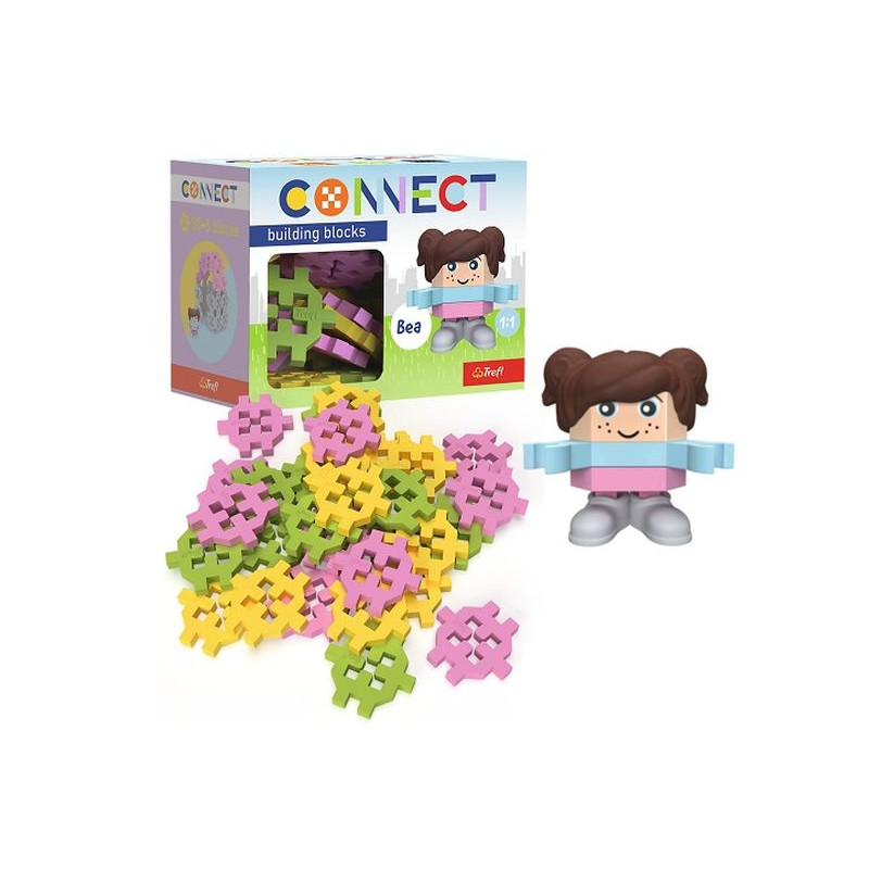 TREFL Klocki Connect Pocket 35Girl BEA 62004