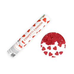  Tuba z sercami czerwone 28cm 40762