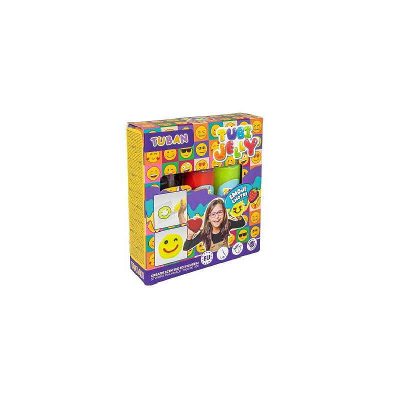 TUBAN zestaw Tubi Jelly 3kol Emotki TU3837 38373