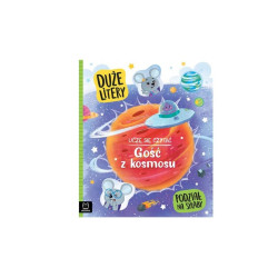 Uczę się czytać Gość z kosmosu Duże litery 38535