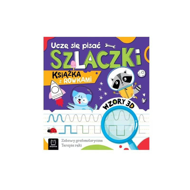 Uczę się pisać szlaczki Książka z rowk.Wzo3D 40737