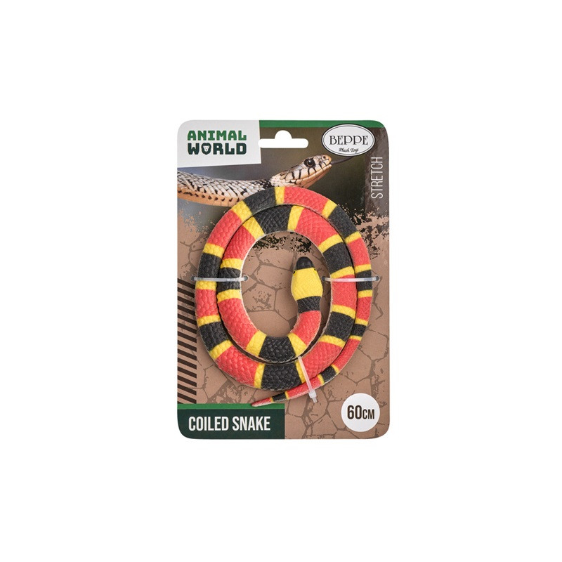 Wąż gumowy koralowy 60cm 14258 24763