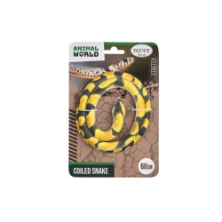Wąż gumowy pyton siatkowy żółty 60cm 14259 24770