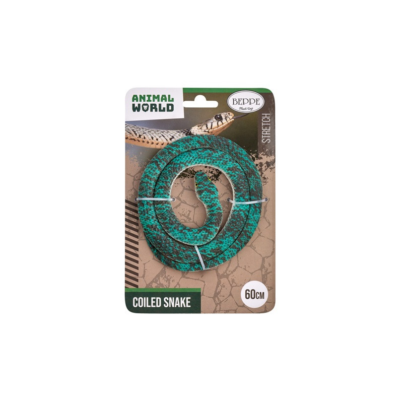 Wąż gumowy zielono - brązowy 60cm 14256 24749