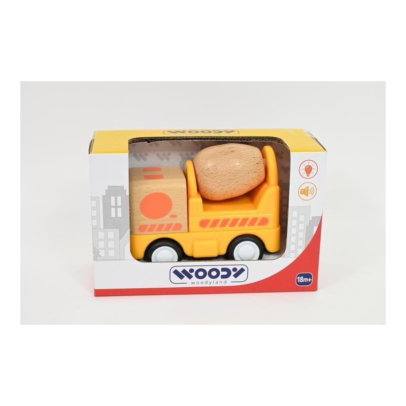 WOODYLAND Betoniarka św/dźw pull-back 92048 20488