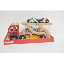WOODYLAND Ciężarówka z wyścigówkami 90790 07908