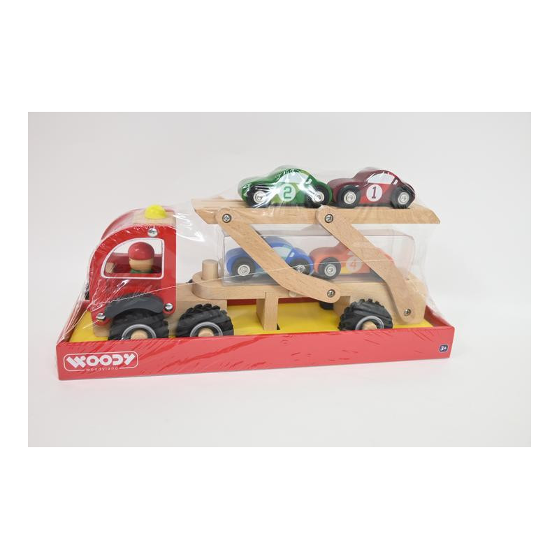 WOODYLAND Ciężarówka z wyścigówkami 90790 07908