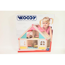 WOODYLAND Domek mały z akcesoriami 91328 13282
