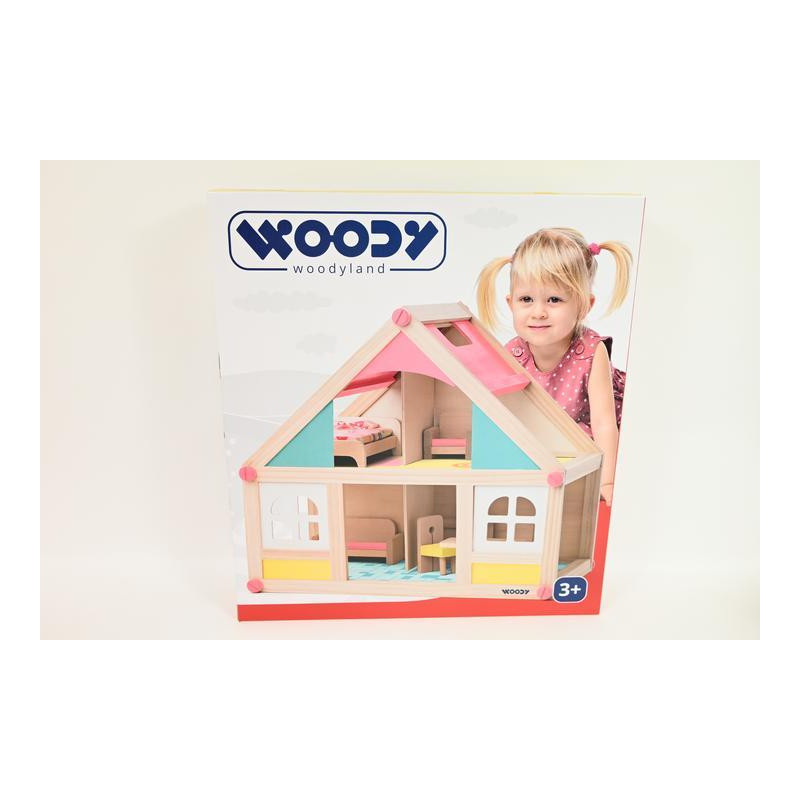 WOODYLAND Domek mały z akcesoriami 91328 13282