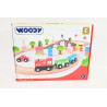 WOODYLAND Drew.kolejka Ósemka z pociąg.40el 30616