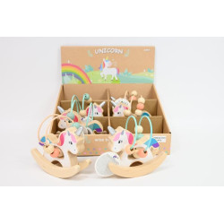 WOODYLAND Jednorożec z labirynt.bujany 91974 19741