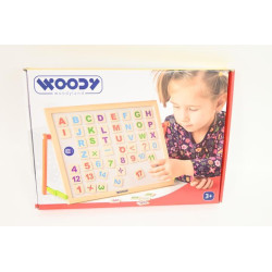 WOODYLAND Magnet.tabl.z alfab.n/stół 90107 01074