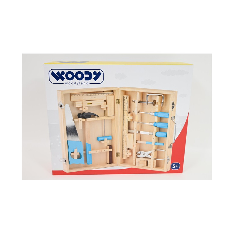 WOODYLAND Metal.narzędzia drew.walizka 91800 18003