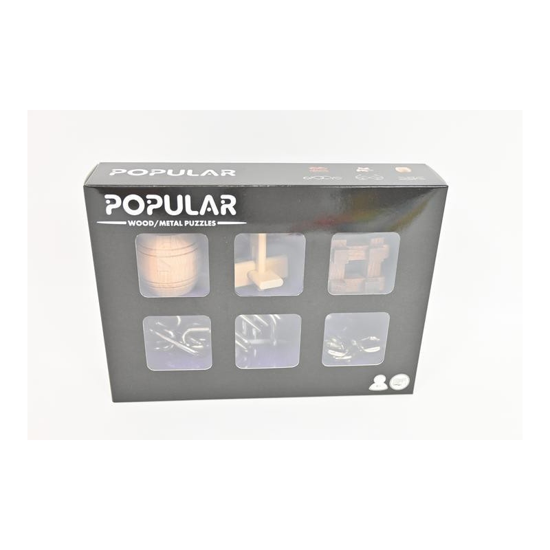 WOODYLAND POPULAR Zest.łamigł.met-drew.6szt 22215