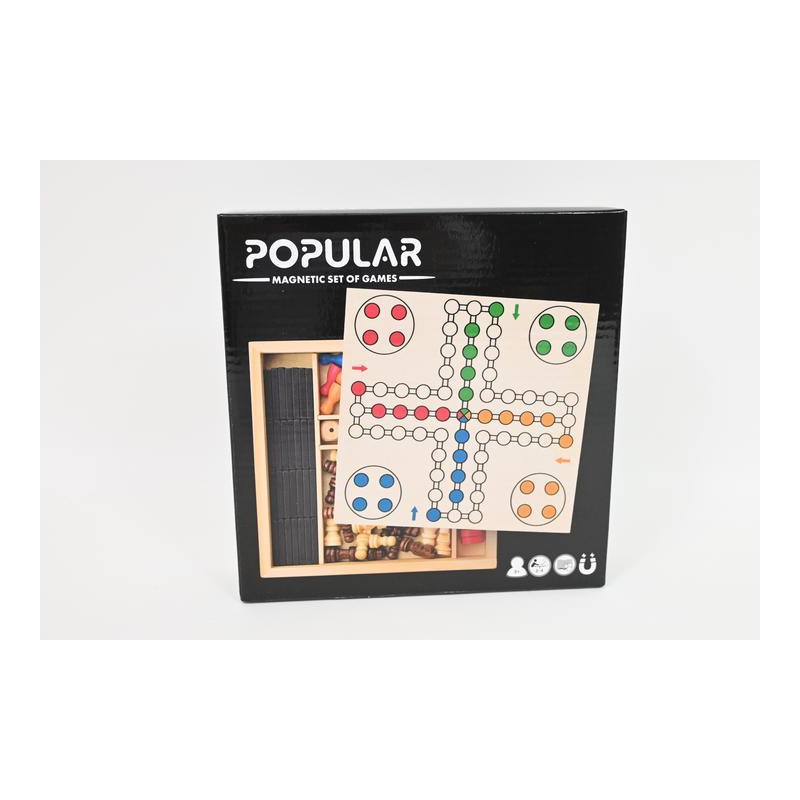 WOODYLAND POPULAR Magnet.Zestaw gier 92219 22192